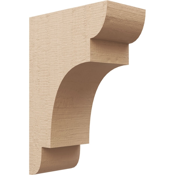 Ekena Millwork 7"W x 14"D x 21"H Classic New Brighton Rough Cedar Woodgrain TimberThane Corbel, Primed Tan CORUR07X14X21NEBRCPR - main
